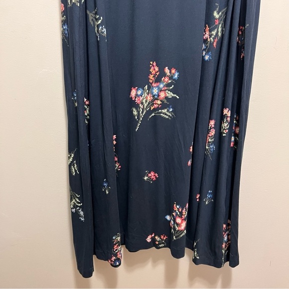 Pennington's In Every Story Blue Floral Maxi Skirt Size X - Picture 4 of 9